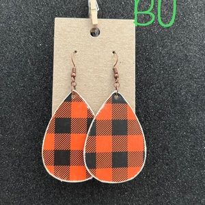 Handmade wood earrings